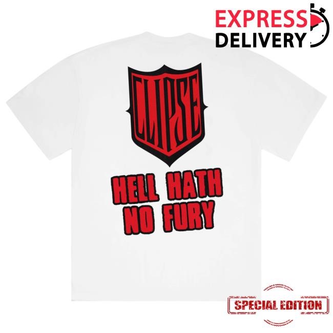Let God Sort Em Out Exclusive Clipse Icecream X Hell Hath No Fury Tee