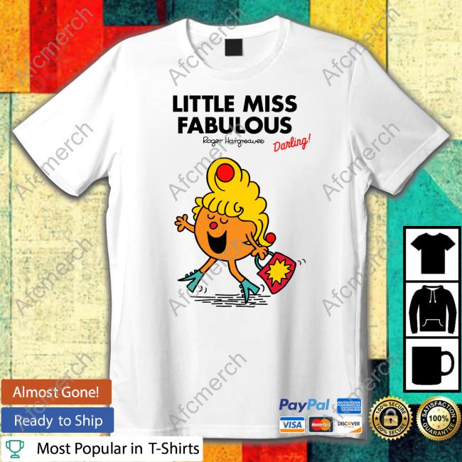 Amada Holden Little Miss Fabulous Shirts Comic ReLief Red Nose Day