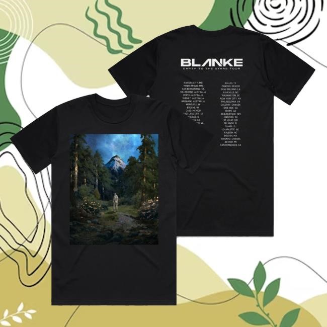 Blanke - Earth To The Stars - Tour T Shirt KT8 Merch Shop