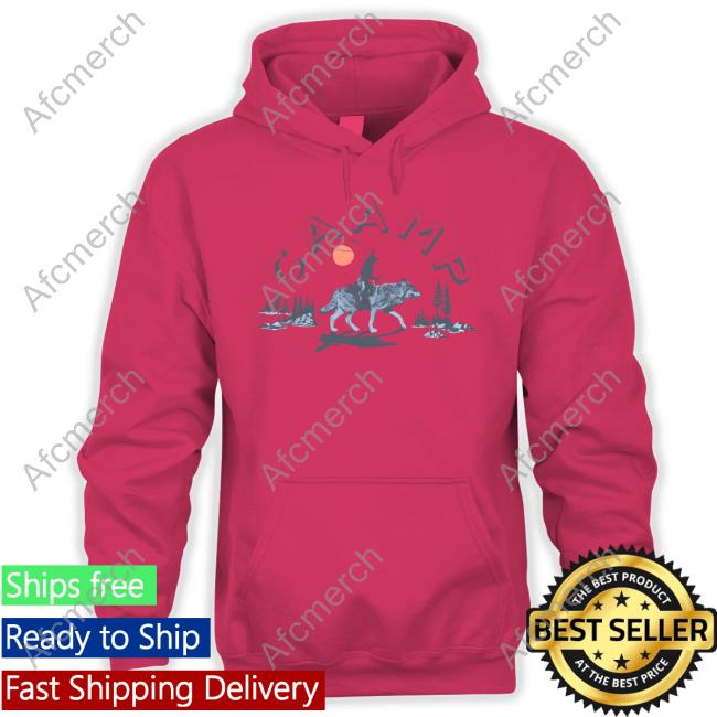 Official Caamp Merch Riding Wolf Long Sleeve Tee