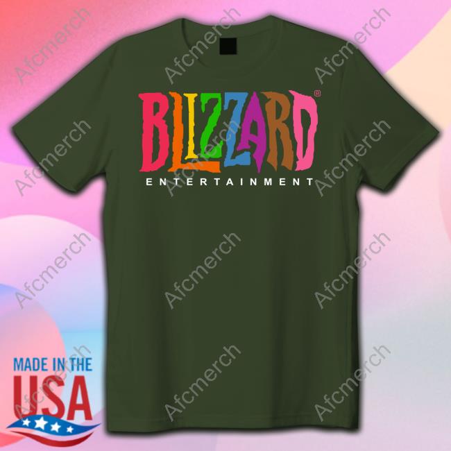 Blizzard Entertainment Pride Logo T Shirt