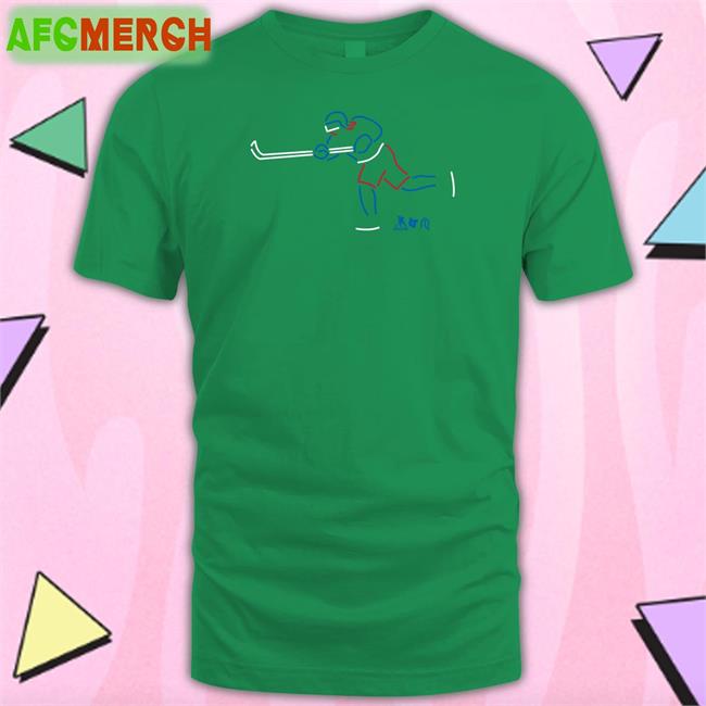 Mika Zibanejad Neon Mika Shirt Black