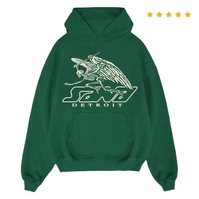 Official Sana Detroit Merch Store Guardian Hoodies- Green SanaDetroit