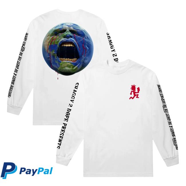 Official Icp Merch Clothing Store Insane Clown Posse Shaggy 2 Dope Presents Professor Shaggs & The Quest For The Ultimate Groove Long Sleeve