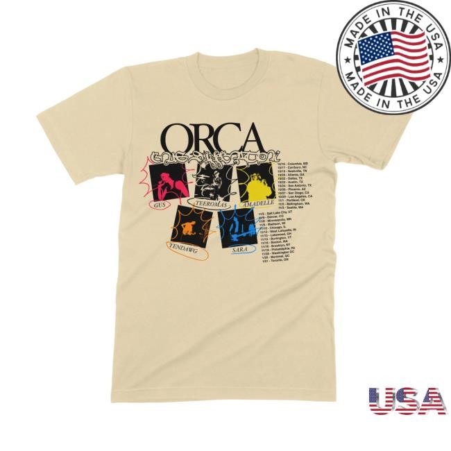 Gus Dapperton Orca Tour S/S Tee Gus Dapperton Merch Shop