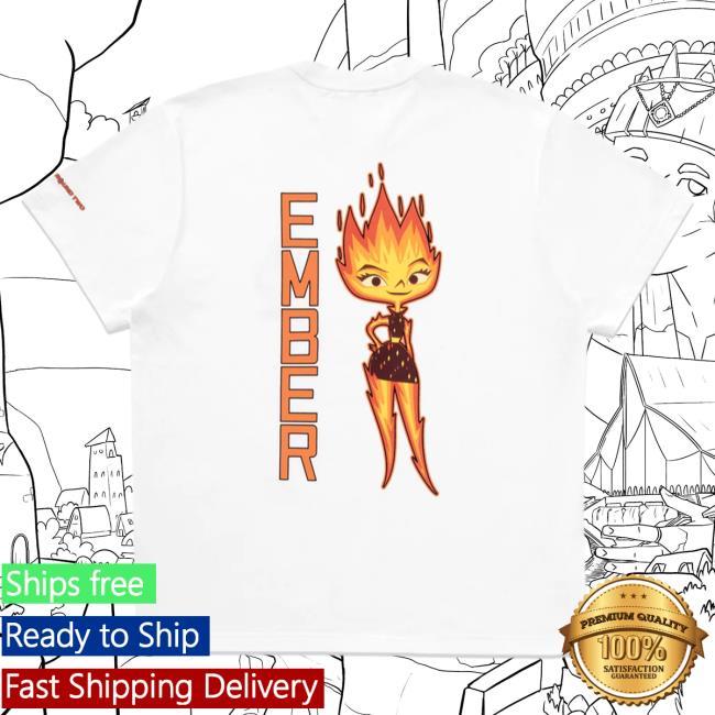 Round Two Clothing Store Shop Elemental Ember Tshirt White Roundtwostore