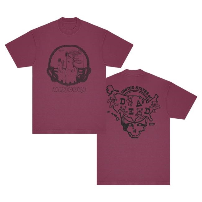 Grateful Dead Missouri United States of Dead Tee | Grateful Dead Merch Store Official