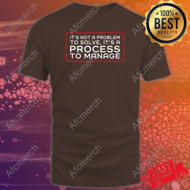 Official It’S Not A Problem To Solve It’S A Process To Manage Hoodie