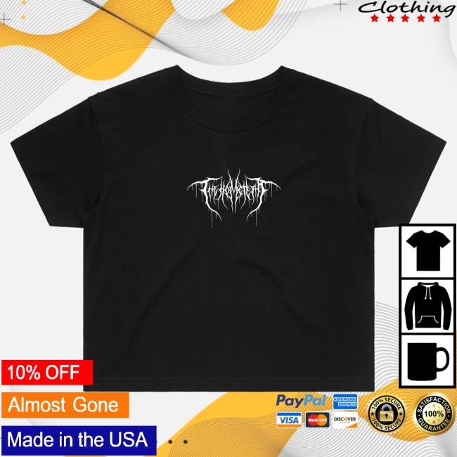 Official The Home Team Merch Store Shop Black Metal Crop Top Top Shirt