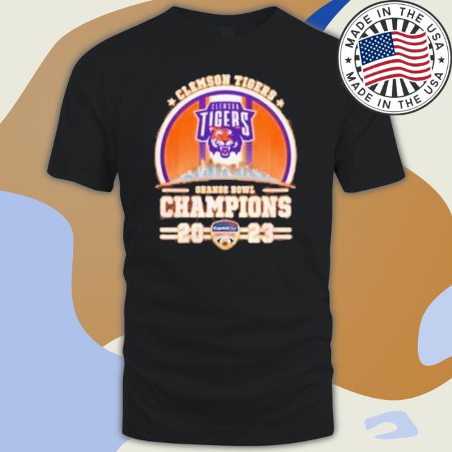 Official Clemson Tigers Orange Bowl Champions 2023 Crewneck Sweatshirt
