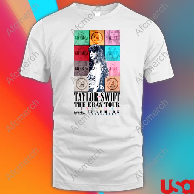 Official Taylor Swift The Eras Tour Give Away Long Sleeve T-Shirt
