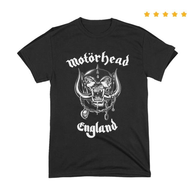 Motörhead England Tee Shirt Motorhead Store