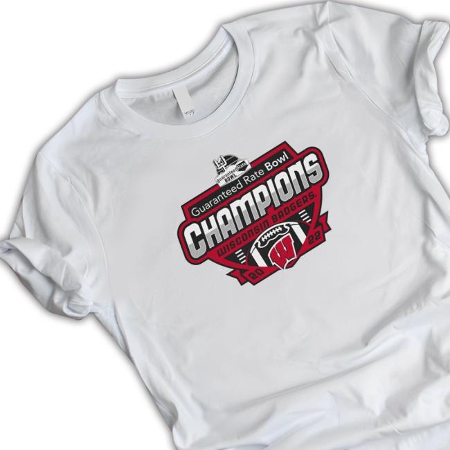 Guaranteed Rate Bowl Champions Wisconsin Badgers 2022 Hooded Sweatshirt