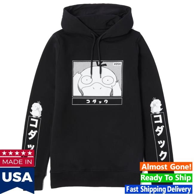 Pokémon Psyduck Long Sleeve Hoodie - Black Clothing - Zavvi