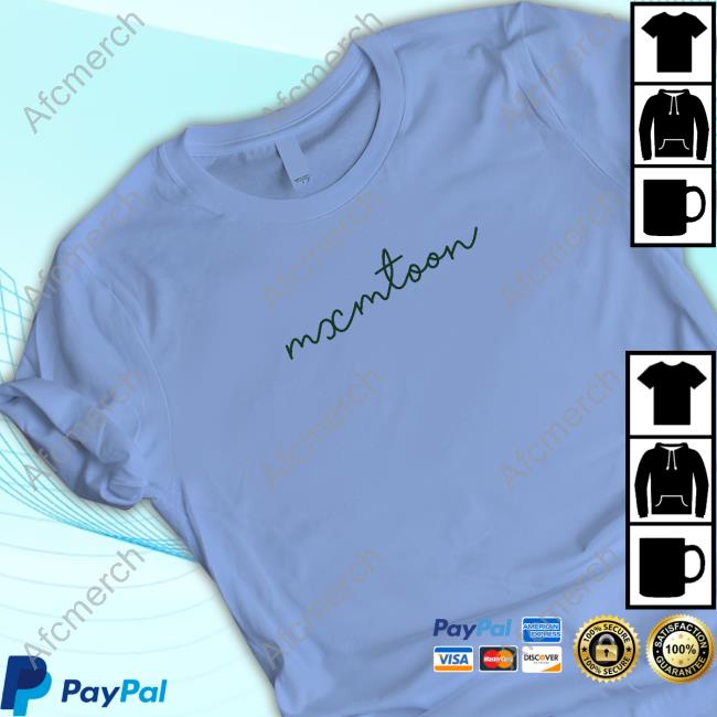 Mxmtoon Merch Cursive Shirt