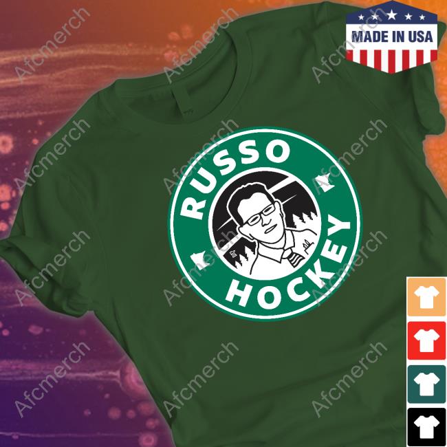 Fan Hq Michael Russo Hockey Coffee Tee Shirt Sotastick