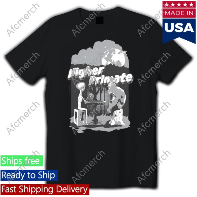 Official Joe Rogan Monkey Vs Alien T-Shirt