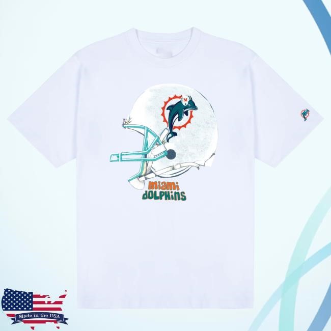 Official Golf Wang Merch Dolphins Helmet Top Shirt by Golf Wang x NFL