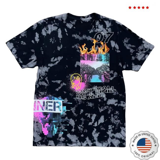 Official Synyster Gates Clothing Synner Last Call Tie Dye Tee Shirt