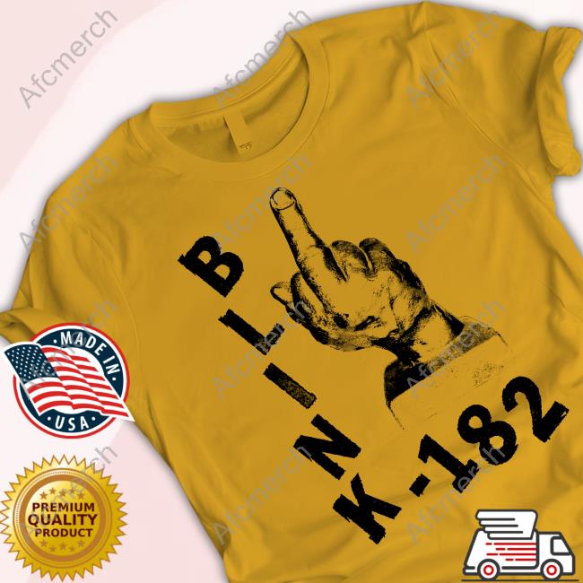 Blink 182 Merch Middle Finger Shirts