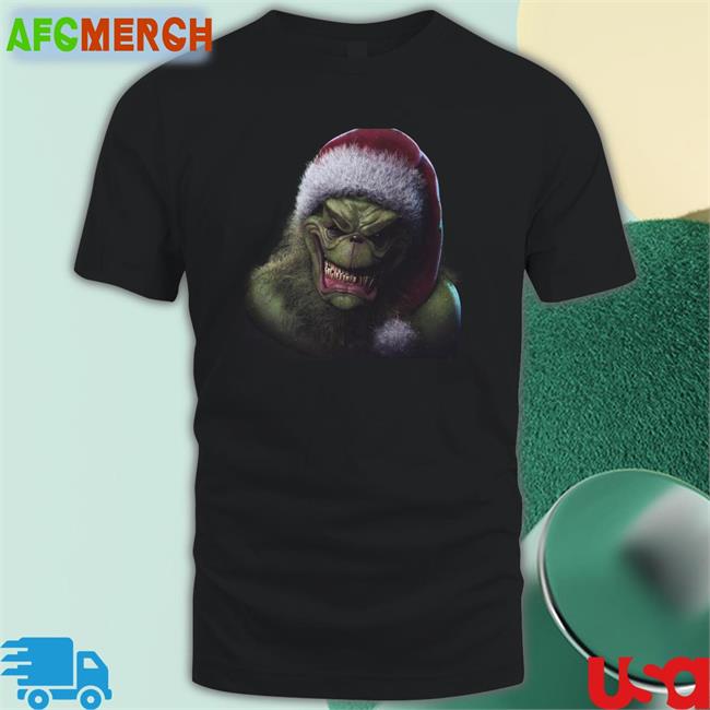 Corn Upblissed The Grinch Horror Long Sleeve Tee